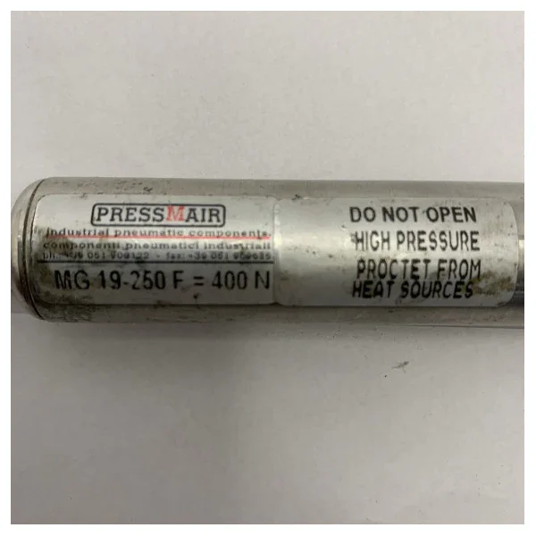Populaire Pressmir 19/8-250 F 400N Gas Spring Aisi 316L