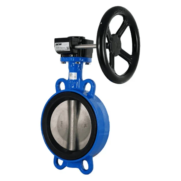 Commande En Gros Butterfly Valve DN250 PN16 20102 Manual Blue