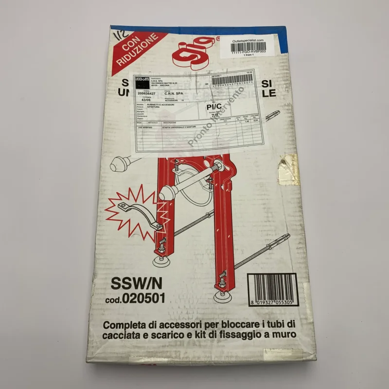Boffi AVBF003 Universal Bracket for toilet Installation Expédition Rapide