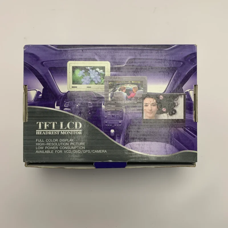 Iris TFT LCD Headrest Monitor 7 Inch Display Réduction