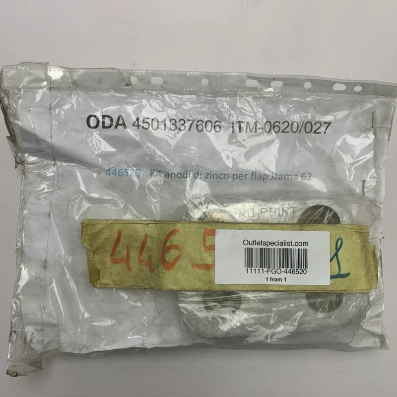 Offre Spéciale Original Itama 62 Zinc Anode Kit for Trim Flap - 446520