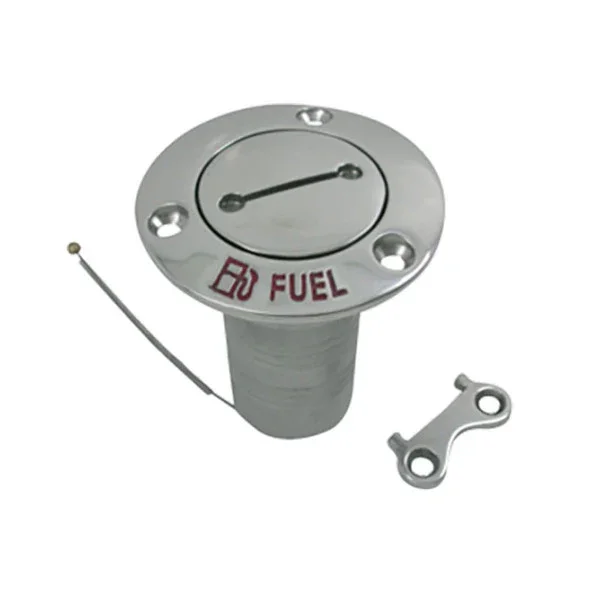 Meilleur Choix Ferretti F630 Fuel Filler Cap Stainless Steel Chrome Design - 221999