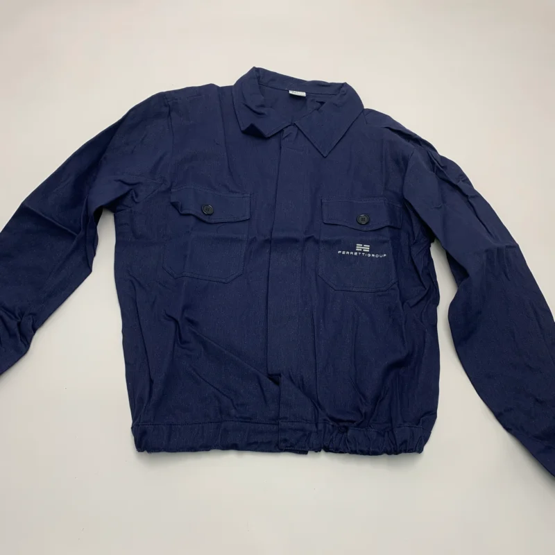 Ferretti Group 307065-46 Jacket Navy Blue With Pocket Size 46 Offre Exclusive