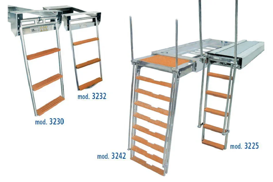 Opacmare Hydraulic Stainless Steel Swim Bathing Ladder 3225/13 Usine Directe