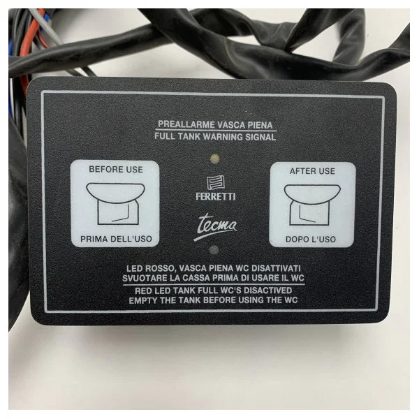 Ferretti Tecma Saninutico toilet Control Panel 2 function Remise