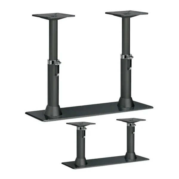Besenzoni T138 MGF Double Gas Supported Table Pedestal White Top Vente