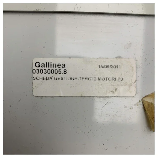 Gallinea 2 -Wiper Windscreen Wiper Control Box White - 03030005.8 Offre Du Jour
