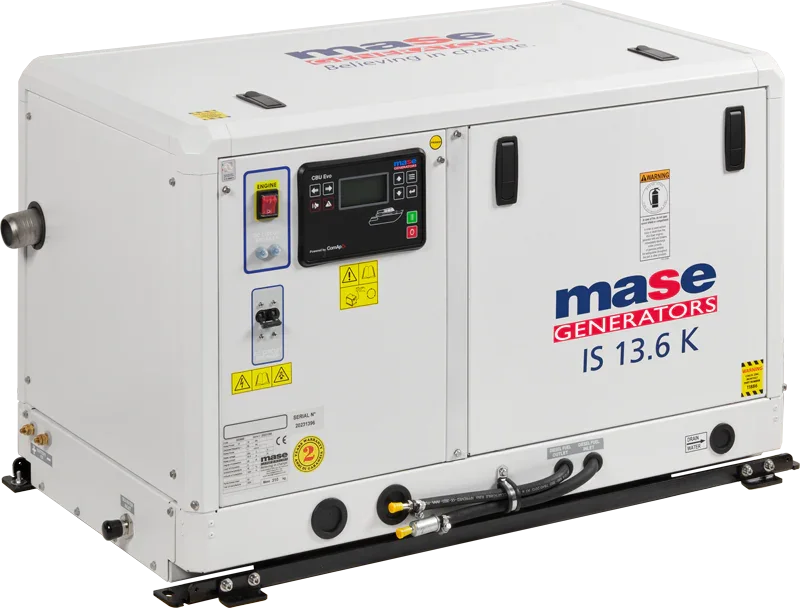 Affaire À Saisir Mase IS13.6 12 KW Marine Diesel Generator 1800 RPM 60 Hz