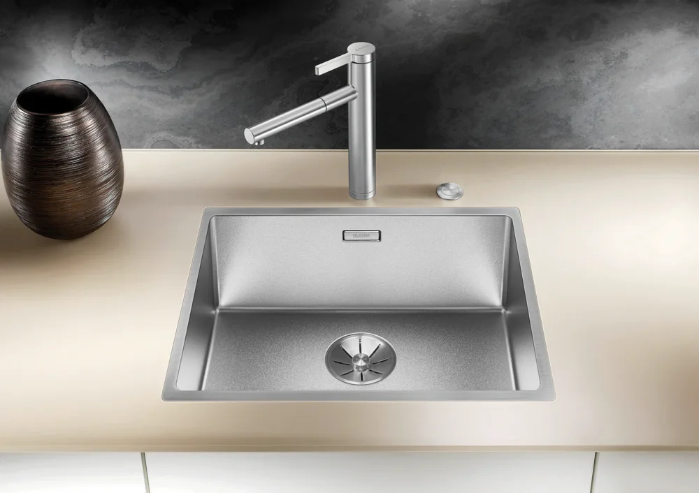 Nouvel Arrivage Blanco 500-FB Stainless Steel Washbasin With Installation Kit