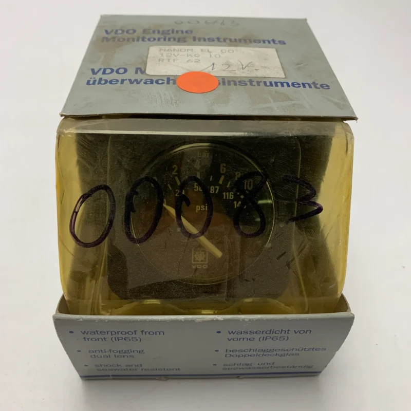 VDO N02120308 Pressure Gauge 12V Achat Immédiat