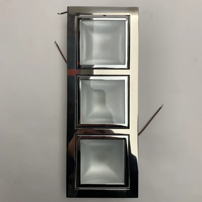 Cantalupi 20Loren2883GSSSSS STAINLESS STEEL 3-Spotlight Fixture Super Prix