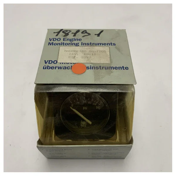 VDO N02 120 406 Oil Pressure Gauge 10 Bar 24V Prix Réduit