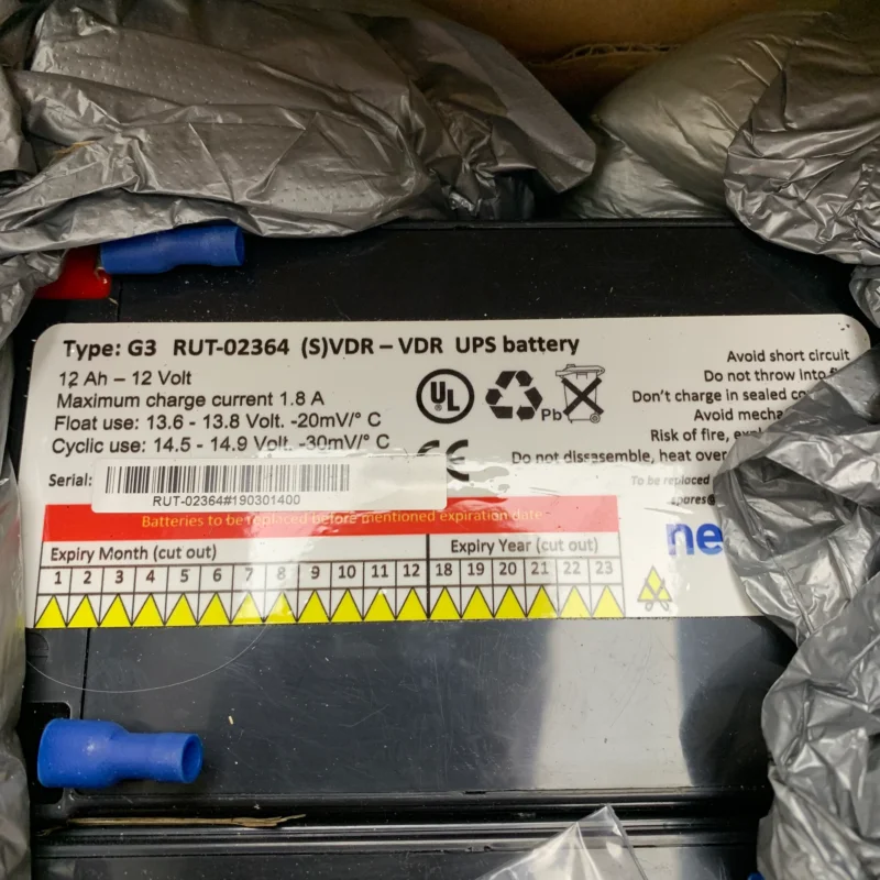 Réduction 2x Netwave 25.63.5076.1 G3 RUT-02364 RECHERGEAX UPS BATTERY