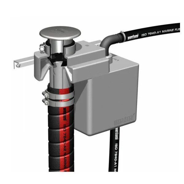Vetus Fuel Splash-Stop 51mm CAP 38/51mm Hose Dernier Modèle