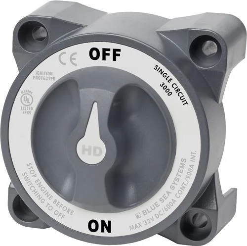 Blue Sea Systems Switch Battery HD-Series On/OFF-3000-BSS Meilleur Choix