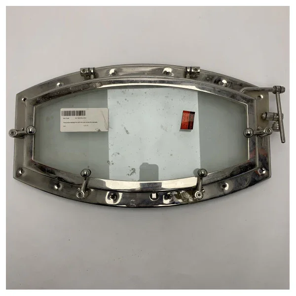 Petit Prix Tempesta Stainless Steel Elliptical Opening Portole 20.32 x 45.72 cm