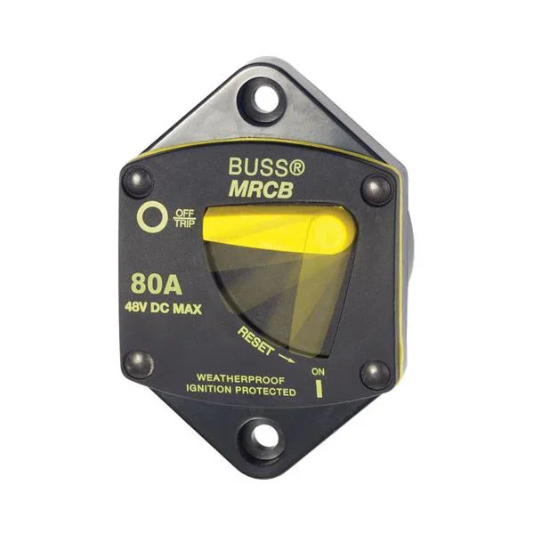 Authentique Blue Sea 7042-BSS-80A 80A Panel Mount Circuit Braker 12/24/48V