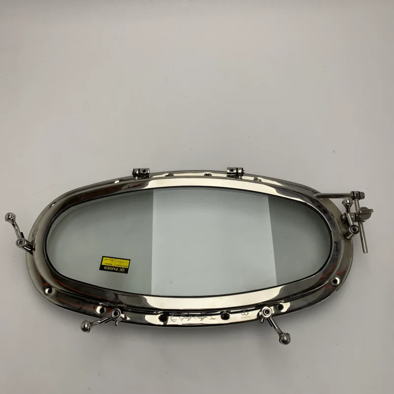 Populaire Tempesta T02 Opening Oval Porthole 500 x 200 mm Stainless Steel