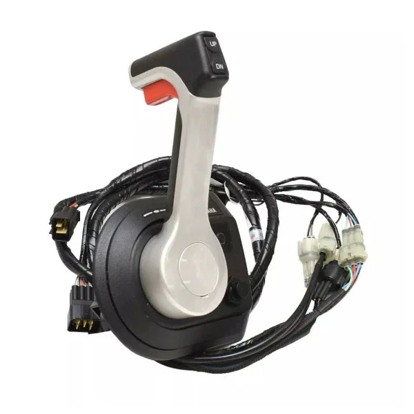 Used Yamaha Side Mount Throttle Engine Control-6x7-48206-33-00 Retour Gratuit