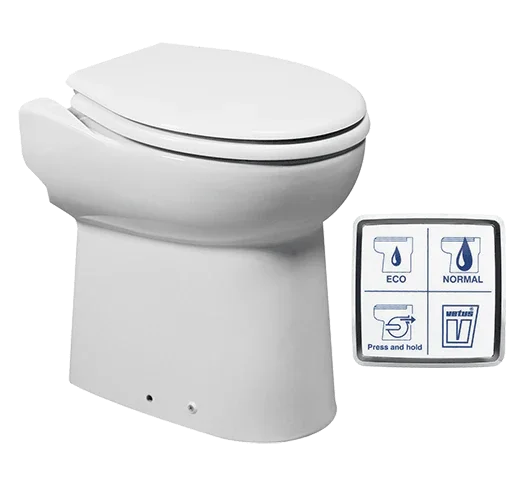 Commander Maintenant Vetus WC12L2 Electric Marine toilet 12V With Wire Remote Control Panel