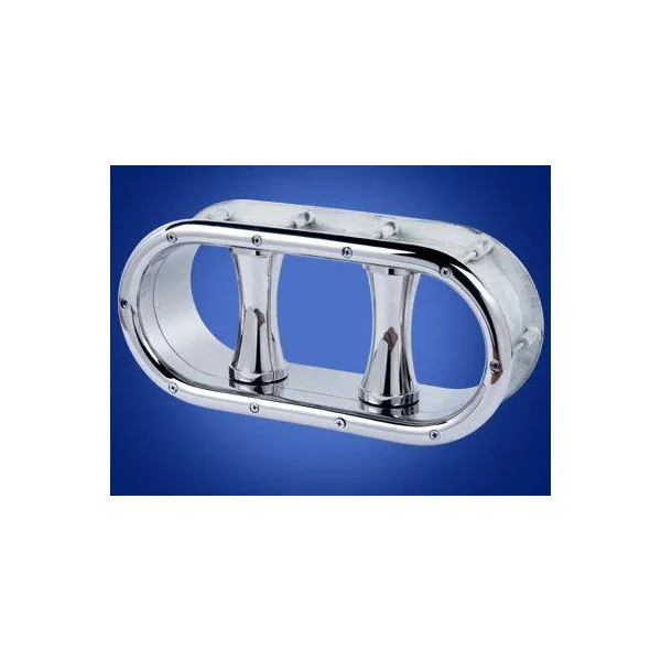 Offre Limitée SCM Fair Lead Oval 110 x 400 mm SP145 Stainless Steel