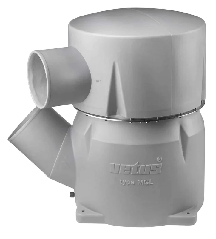 Vetus MGL84510A Exhaust muffler Inlet 203 mm 45 degree Exhaust 254 mm Meilleur Choix