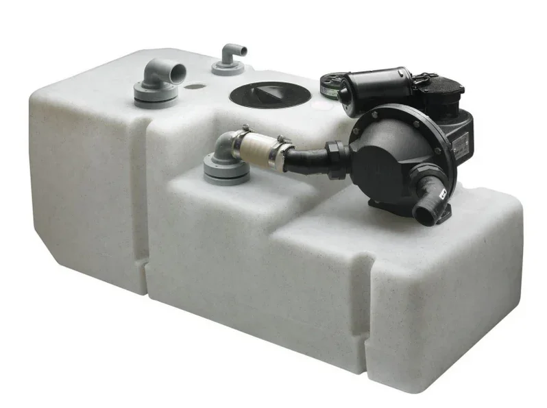 Produit De Marque Vetus WWS12024B 120L Waste Water Tank System With 24V Pump and Sensor