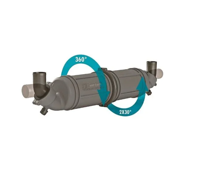 Vetus NLPH50 Waterlock Exhaust Muffler Rotatable 50 mm Produit De Marque