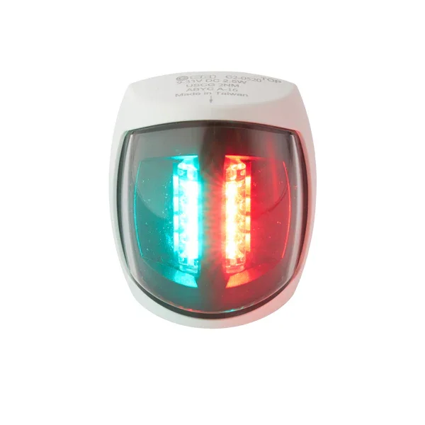 Meilleur Choix SCI Marine C2-520-Pgr Green-Red Navigation Light 12/24V