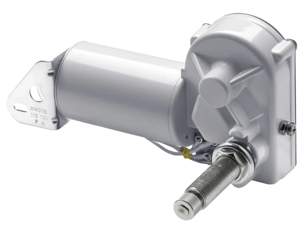 Vetus RW01S Windscreen Wiper Motor White 12V 30W 50NM Retour Gratuit