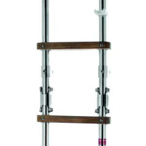 Vetus SLFM4A bathing ladder foldable 4 steps with teak Prix Cassé