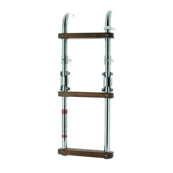 Vetus SLFM3A bathing ladder foldable 3 steps with teak Affaire À Saisir