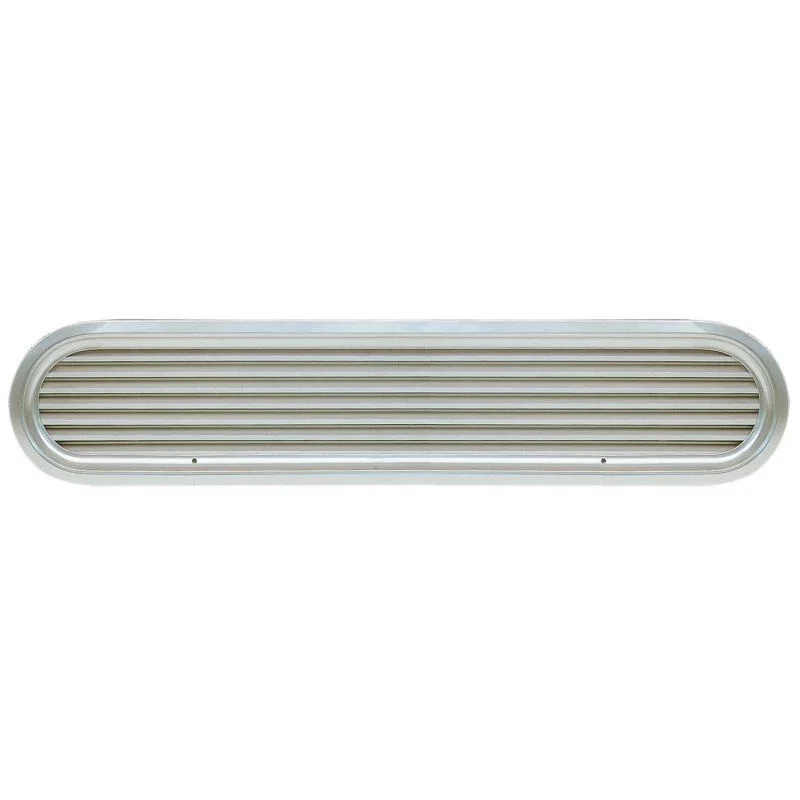 Vetus ASV070A oval louvred air suction vent aluminum 590 x 159 mm Solde
