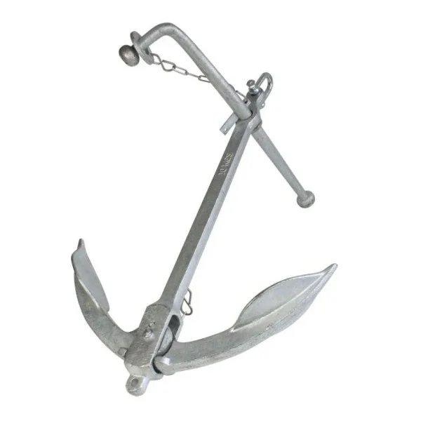 Satisfait Ou Remboursé Sanguineti Admiralty anchor 50 KG galvanized foldable