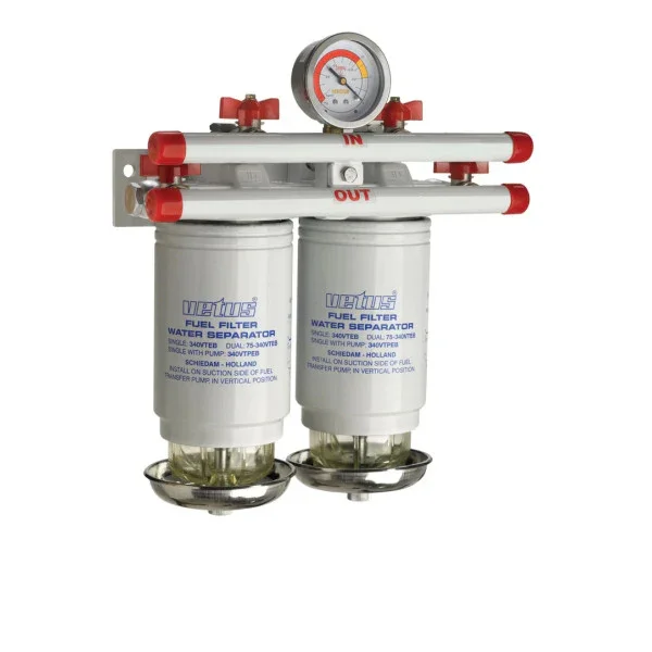 Vetus 75340VTEB double fuel filter water separator 620L/h Acheter Direct
