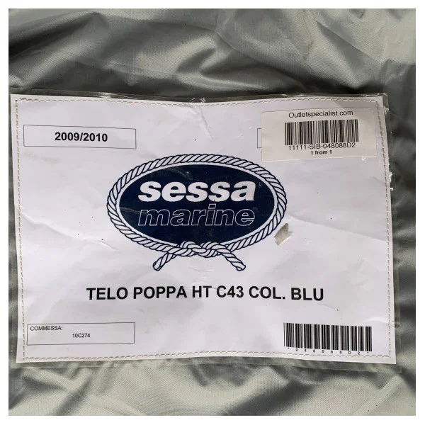 Sessa Marine telo poppa HT C43 blue Meilleur Prix