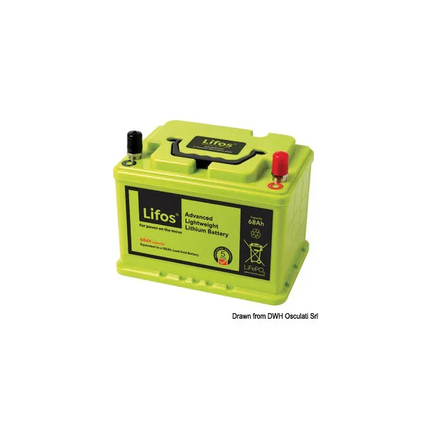 Prix Cassé LIFO 12.8V 68Ah LiFePO4 Marine Battery - Lightweight, Durable Lithium Power for Boats and Ships