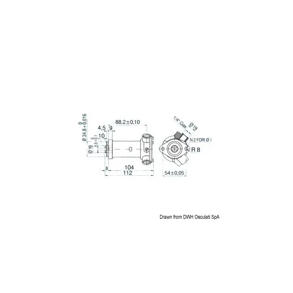 Promotion High-Quality 1/4 Inch Brass Marine Pump for Water Circulation and Cooling Systems