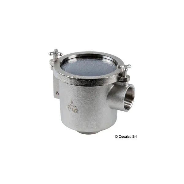 Acheter Direct Nickel-Plated Brass Marine Water Filter RINA 2 - Durable, Corrosion-Resistant Filtration for Maritime Systems