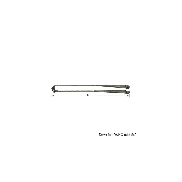 Stainless Steel 1000mm Pantograph Arm for Maritime Window and Hatch Operation Marque