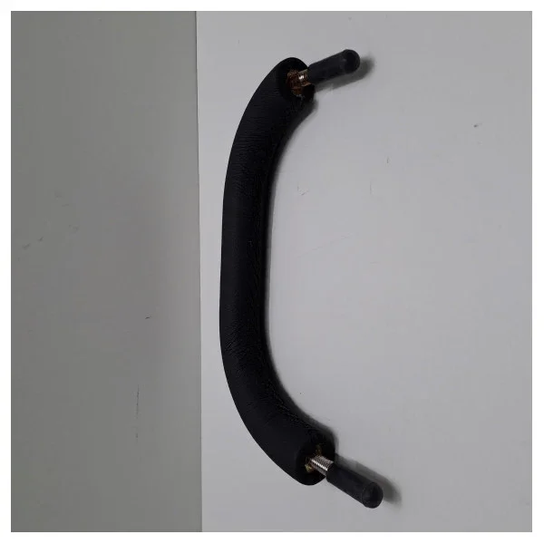 Stainless steel leather covered railing 30 cm Usine Directe