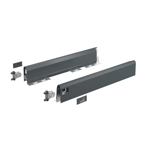 Hettich Architect Marine Connection Set - Durable Anthracite Metal & Plastic Coupling for Weather-Resistant Installations Prix Cassé