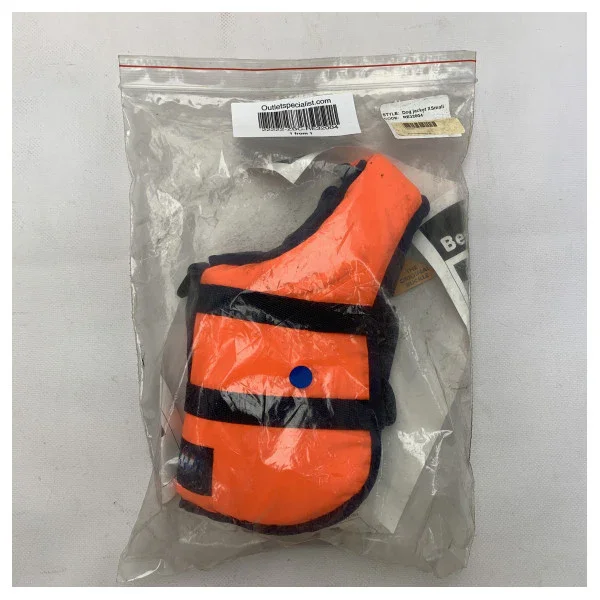 Remise Dog Life Jacket XS - High Visibility Orange Swim Vest for Small Dogs up to 4kg