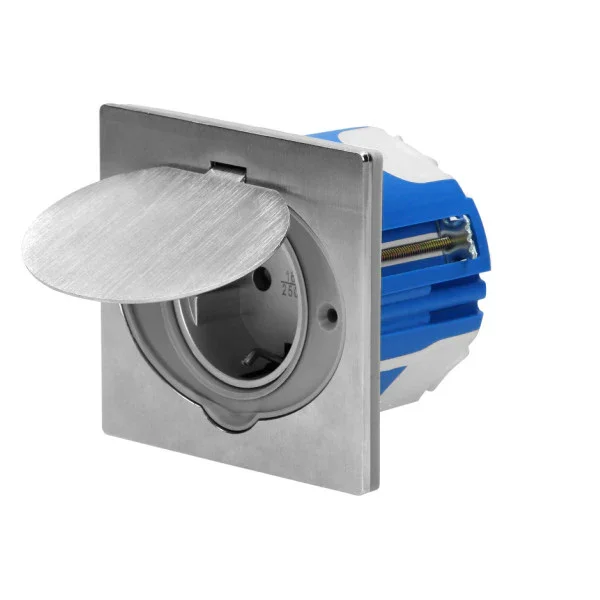 Waterproof Stainless Steel Marine Electrical Outlet Orno Hermetic Contact Socket Top Vente