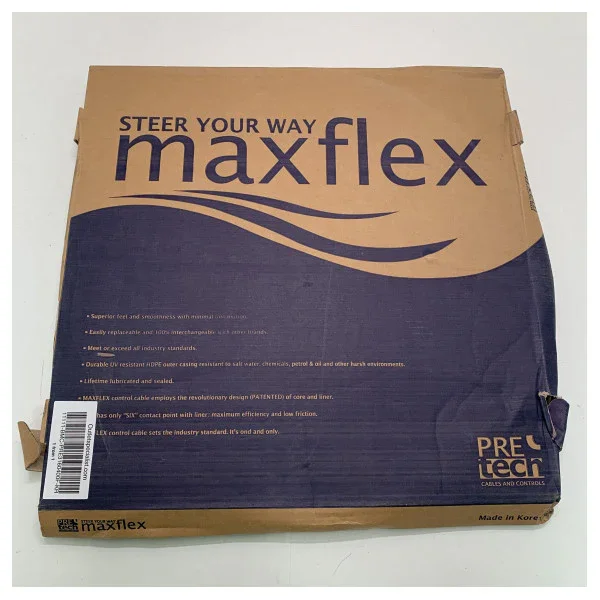 Marine Grade Maxflex Steering Cable - Durable, UV-Resistant HDPE, 4m for Boats & Marine Use Offre Limitée