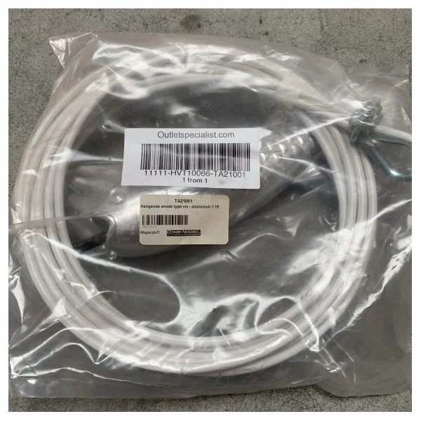 Aluminum Hanging Anode for Marine Corrosion Protection - Durable 10m Cable Sacrificial Zinc Anode for Ship Hulls Bon Plan