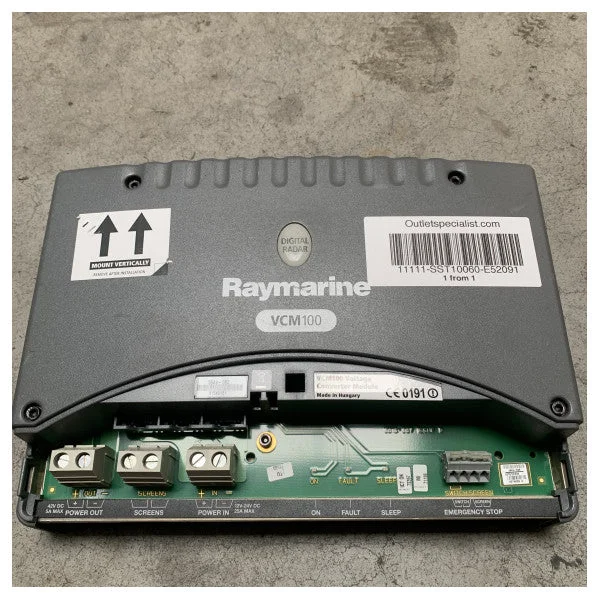 USED Raymarine VCM100 Marine Voltage Converter Module 12-24V DC to 42V DC for Ship Electronics Vente Flash
