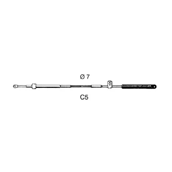 Ultraflex C5 30160B Marine Control Cable 1.83m Produit De Marque