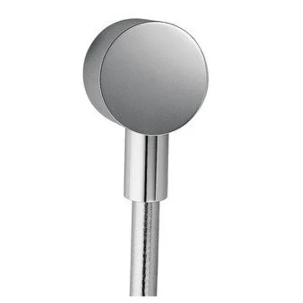 Hansgrohe Axor Starck Curved Shower Connector 27451000 - Durable Chrome-Plated Brass Marine Shower Fitting for Boats and Yachts Certifié