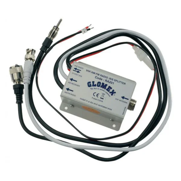 Glomex VHF AM FM Radio Splitter for Marine Use - RA201 � Durable, Weather-Resistant Signal Distributor for Boats and Ships Commande En Gros